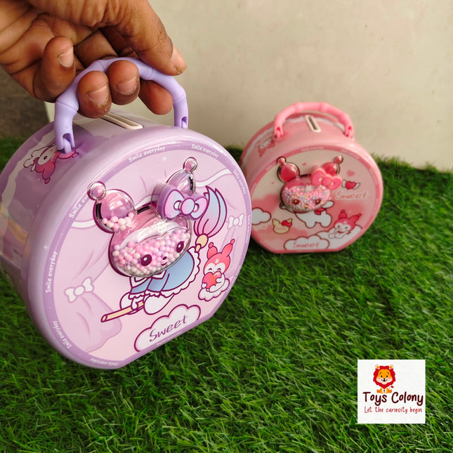 Metal Money Bank – Sweet Rabbit Theme