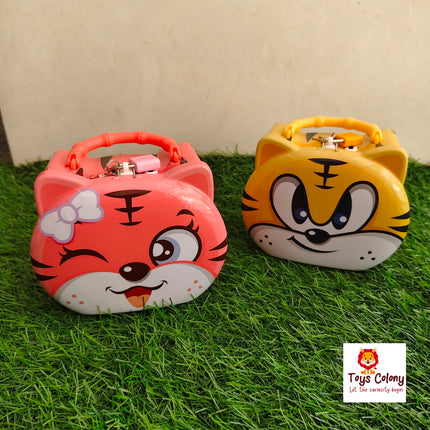 Metal Money Bank – Cute Tiger Theme