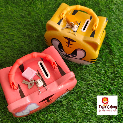 Metal Money Bank – Cute Tiger Theme