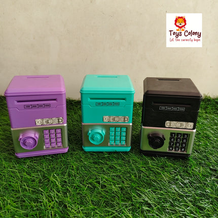 Secure Your Savings – Locker Shape Money Bank!