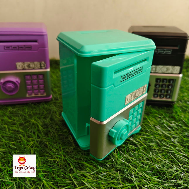 Secure Your Savings – Locker Shape Money Bank!