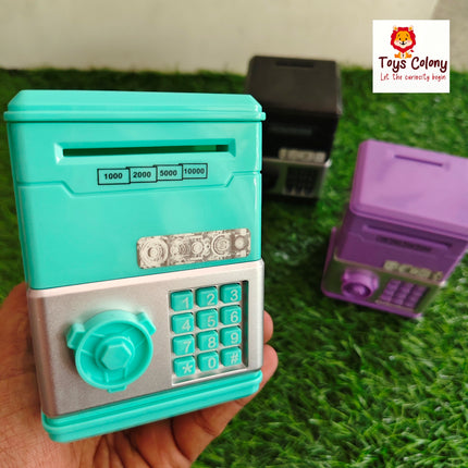 Secure Your Savings – Locker Shape Money Bank!
