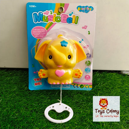 Pull String Music Bell Toy for Babies
