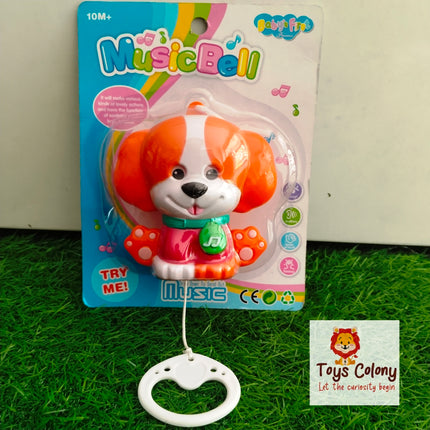 Pull String Music Bell Toy for Babies