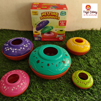 Nesting Doughnuts – 2-in-1 Play & Learn Set