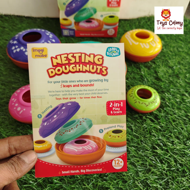 Nesting Doughnuts – 2-in-1 Play & Learn Set