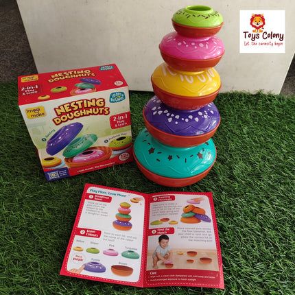 Nesting Doughnuts – 2-in-1 Play & Learn Set