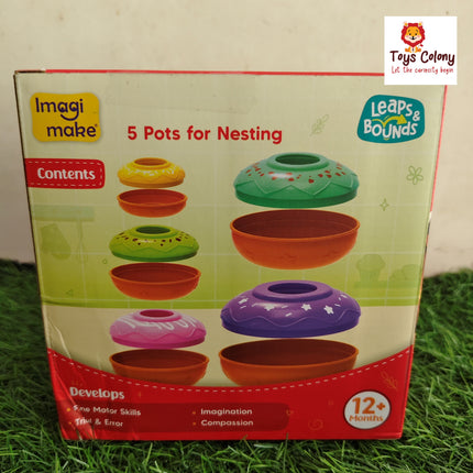 Nesting Doughnuts – 2-in-1 Play & Learn Set
