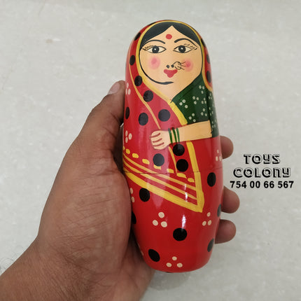 5 in 1 Wooden Doll Set (5 Dolls)