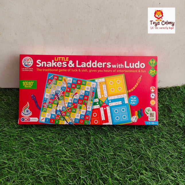 Snakes & Ladders with Ludo – 2 Classic Games in 1
