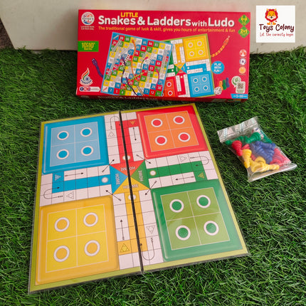 Snakes & Ladders with Ludo – 2 Classic Games in 1
