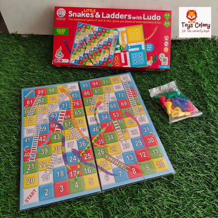 Snakes & Ladders with Ludo – 2 Classic Games in 1