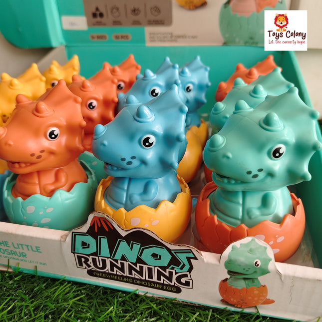 Press & Go - Cute Dinosaur (Pack of 1 Toy)