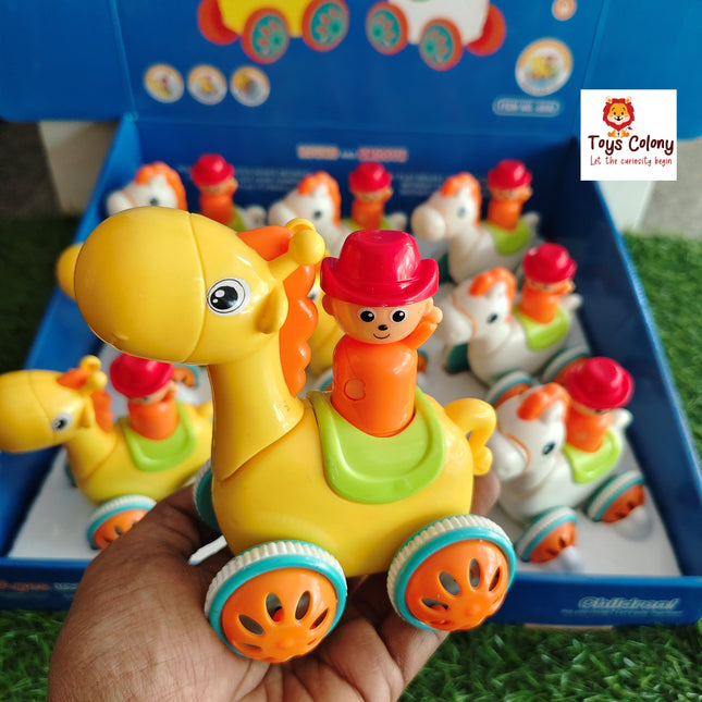 Press and Go Horse Rider (Pack of 1 Toy)