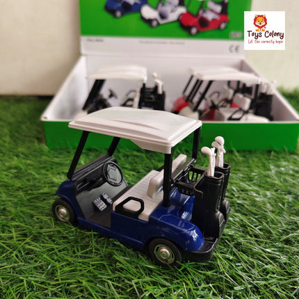 Pull Back Metal Golf Car Toy