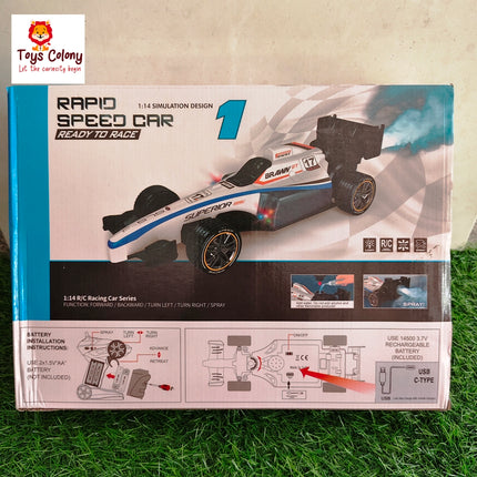 RC - Formula Car with Mist option