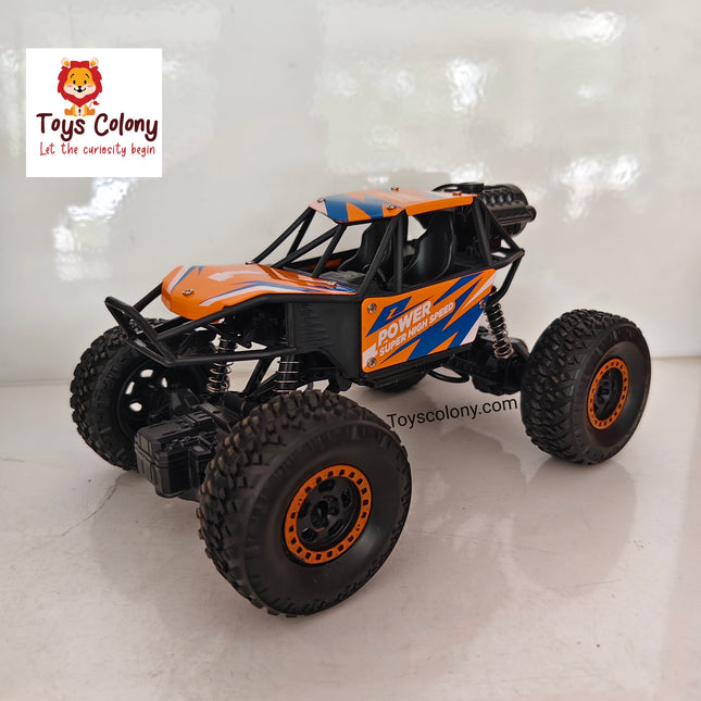 Remote Control Car For Kids With Mist Smoke Effect 2 Wd Monster Truck Rock Crawler Climbing