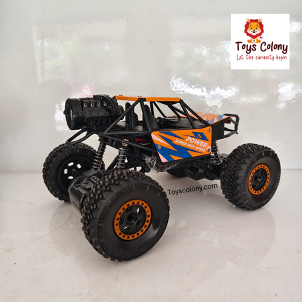 Remote Control Car For Kids With Mist Smoke Effect 2 Wd Monster Truck Rock Crawler Climbing