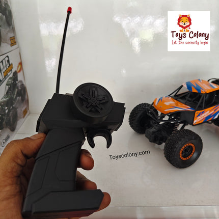 Remote Control Car For Kids With Mist Smoke Effect 2 Wd Monster Truck Rock Crawler Climbing
