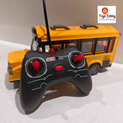 Remote Control School Bus - Rechargeable Battery