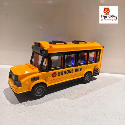Remote Control School Bus - Rechargeable Battery