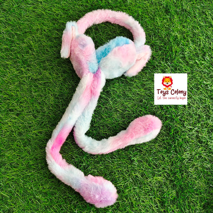 Rabbit Ear Muffs for Kids (Pack of 1) - Earmuffs with Pneumatic Movement