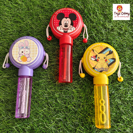 2-in-1 Damru Toy with Bubble Stick