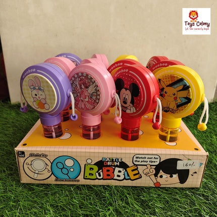 2-in-1 Damru Toy with Bubble Stick