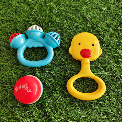 Rattle Combo (Pack of 3 Toys)