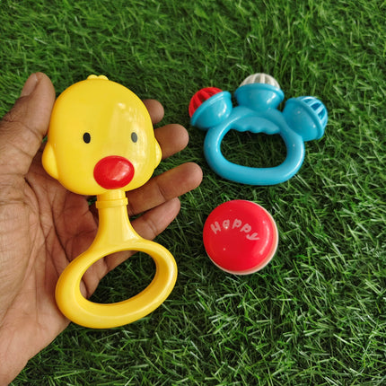 Rattle Combo (Pack of 3 Toys)