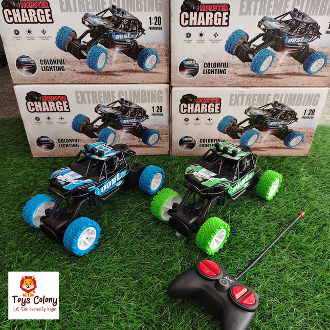 Remote Control Monster Charge Car – Rechargeable Off-Road RC Car for Kids