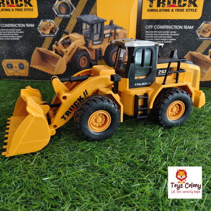 Remote Control Bulldozer Toy – Rechargeable RC Construction Vehicle for Kids