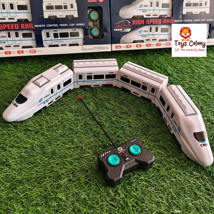 Remote Control Bullet Train – Rechargeable with Real Sound & Headlight