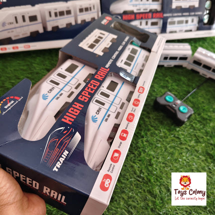 Remote Control Bullet Train – Rechargeable with Real Sound & Headlight