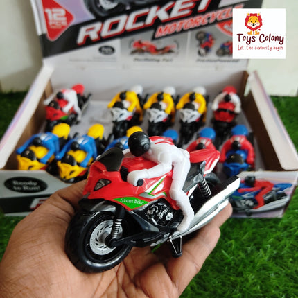Rocket Motorcycle - Friction Powered