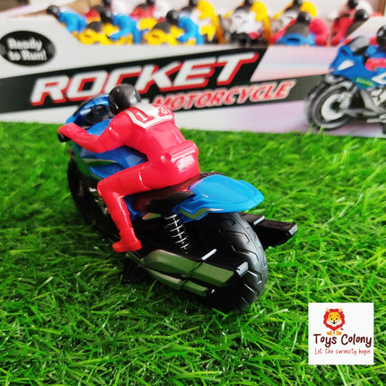 Rocket Motorcycle - Friction Powered