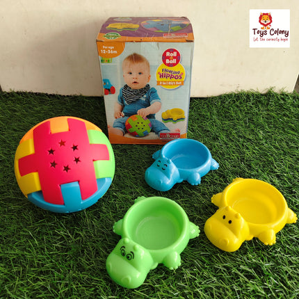 Roll a Ball & Floating Hippos (2 in 1 Box)