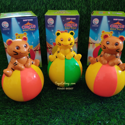 Roly Poly Circus Bear (Pack of 1 Toy)