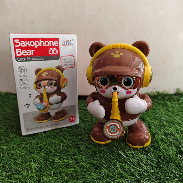 Saxophone Bear Dancing Toy