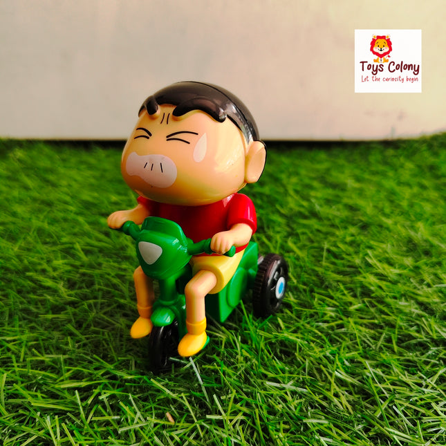 Shin-chan on Bike - Pull String Action