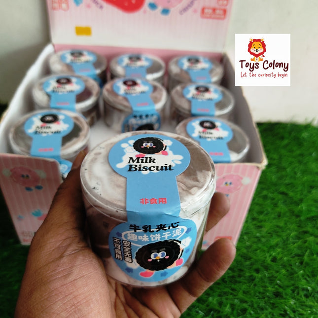 Slime Gel for Kids - Milk Biscuit Model