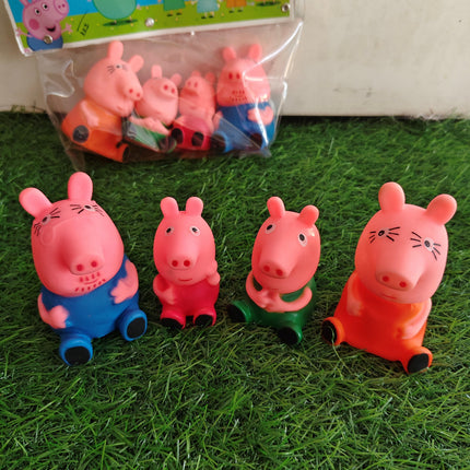 Squeeze Peppa Family Toy Set – Pack of 4