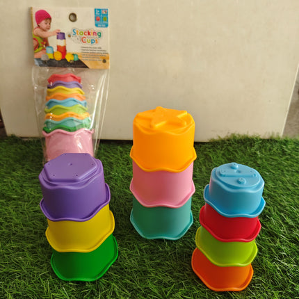 Stacking Cups - Vibrant 10 Color Cups