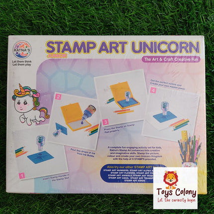 Stamp Art Unicorn
