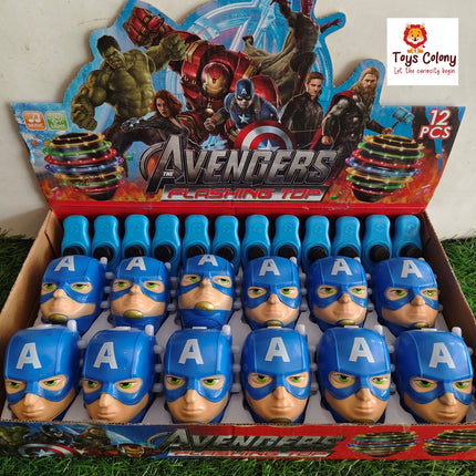 Top Spin - Captain America Model (Pack of 1 Toy)