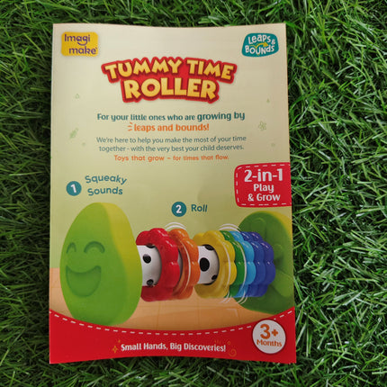 Tummy Timer Roller – 2-in-1 Play & Grow Toy