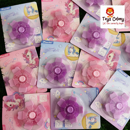 Unicorn Spinner Eraser (2 in 1 - Eraser+Spinner)