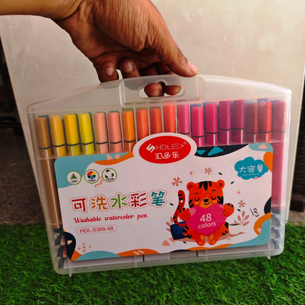 Water Color Sketch Pens - Box of 48 Colors