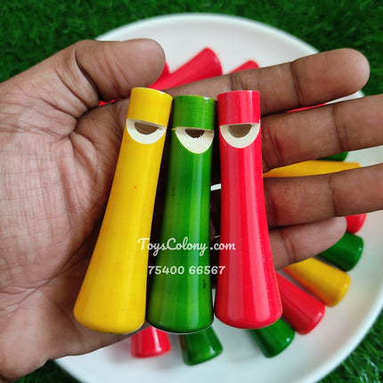 Plain Whistle Wood (Pack of 1 Whistle)