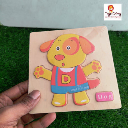 Wooden Puzzle Board with Name Print